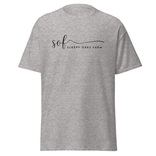 Classic | T-Shirt | Sleepy Oaks Farm | Script Logo