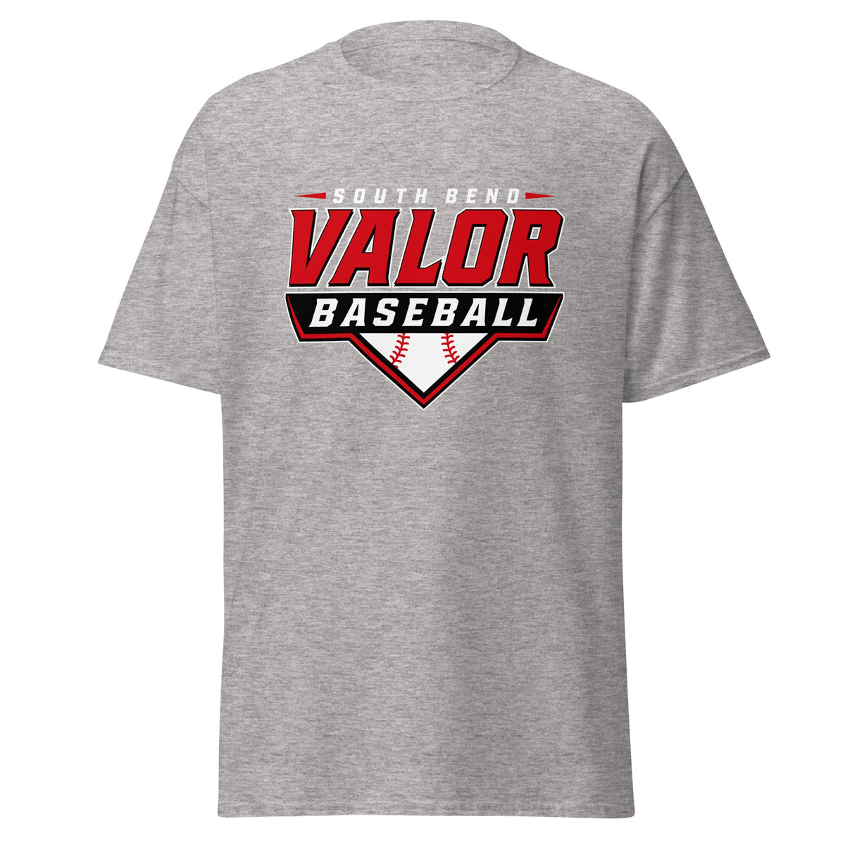 Classic | T-Shirt | South Bend Valor Baseball | Vanguard Logo