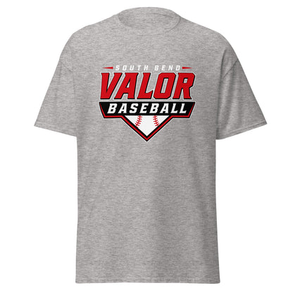 Classic | T-Shirt | South Bend Valor Baseball | Vanguard Logo