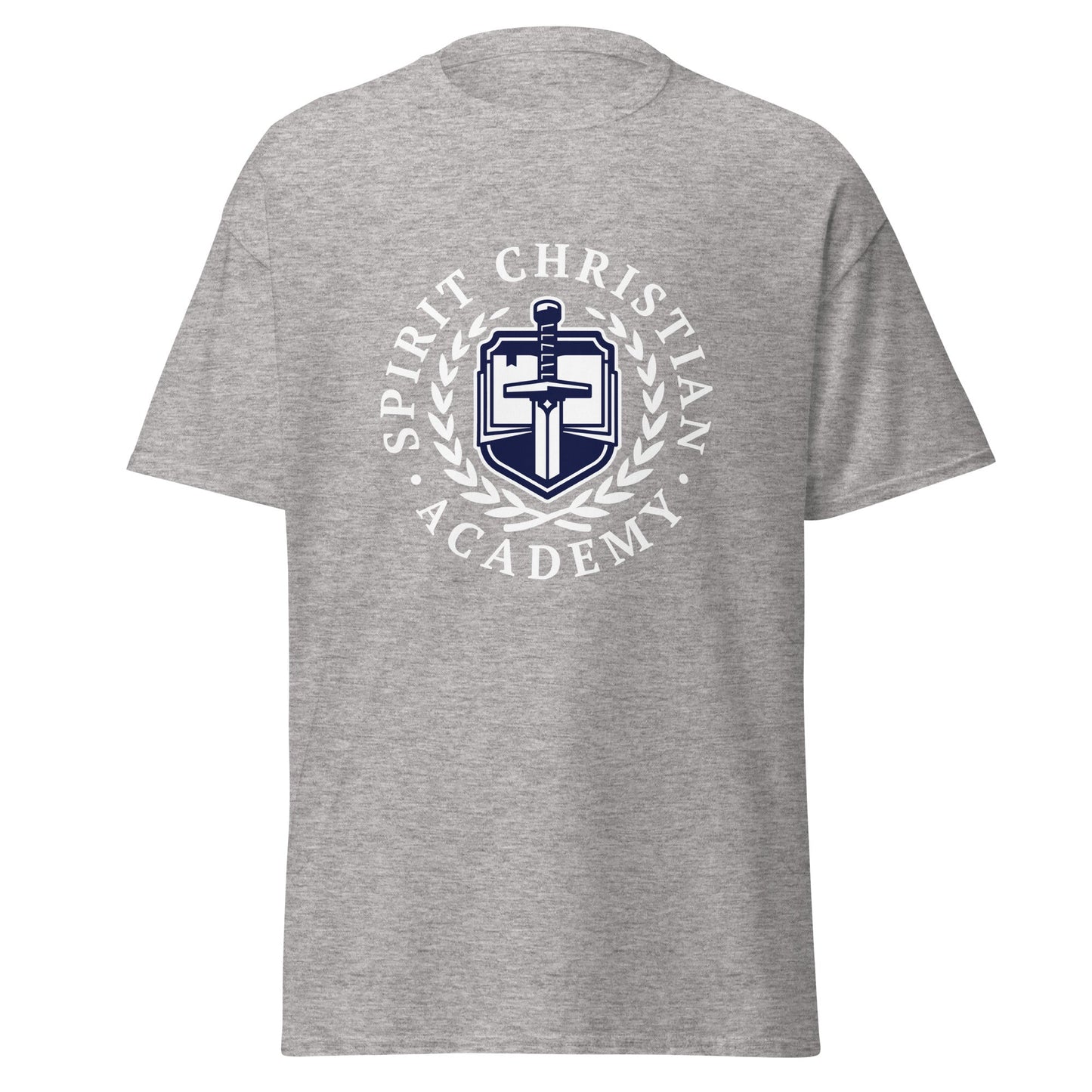 Classic | T-Shirt | Spirit Christian Academy | White Script Logo