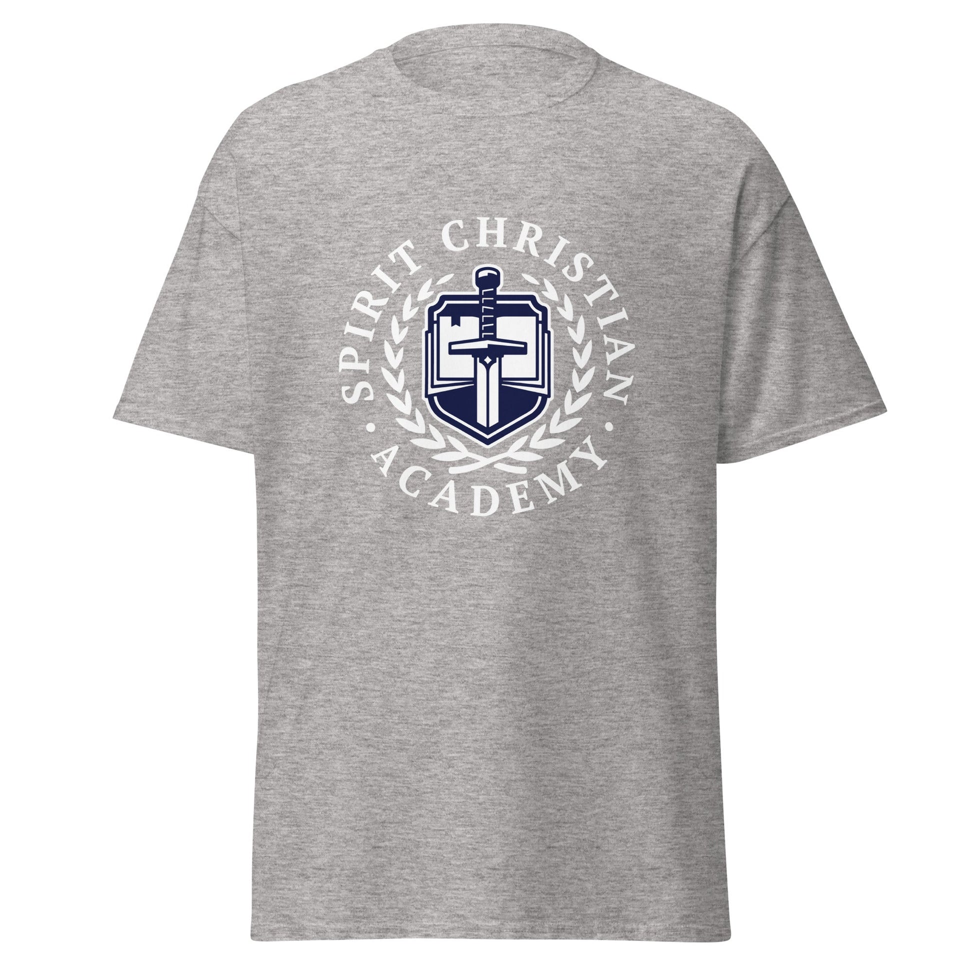 Classic | T-Shirt | Spirit Christian Academy | White Script Logo