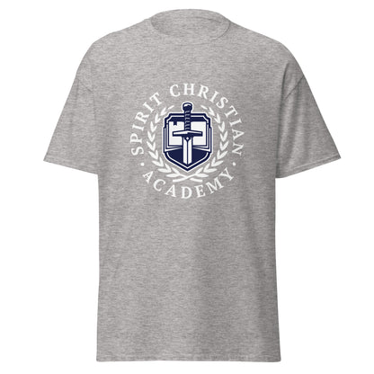 Classic | T-Shirt | Spirit Christian Academy | White Script Logo