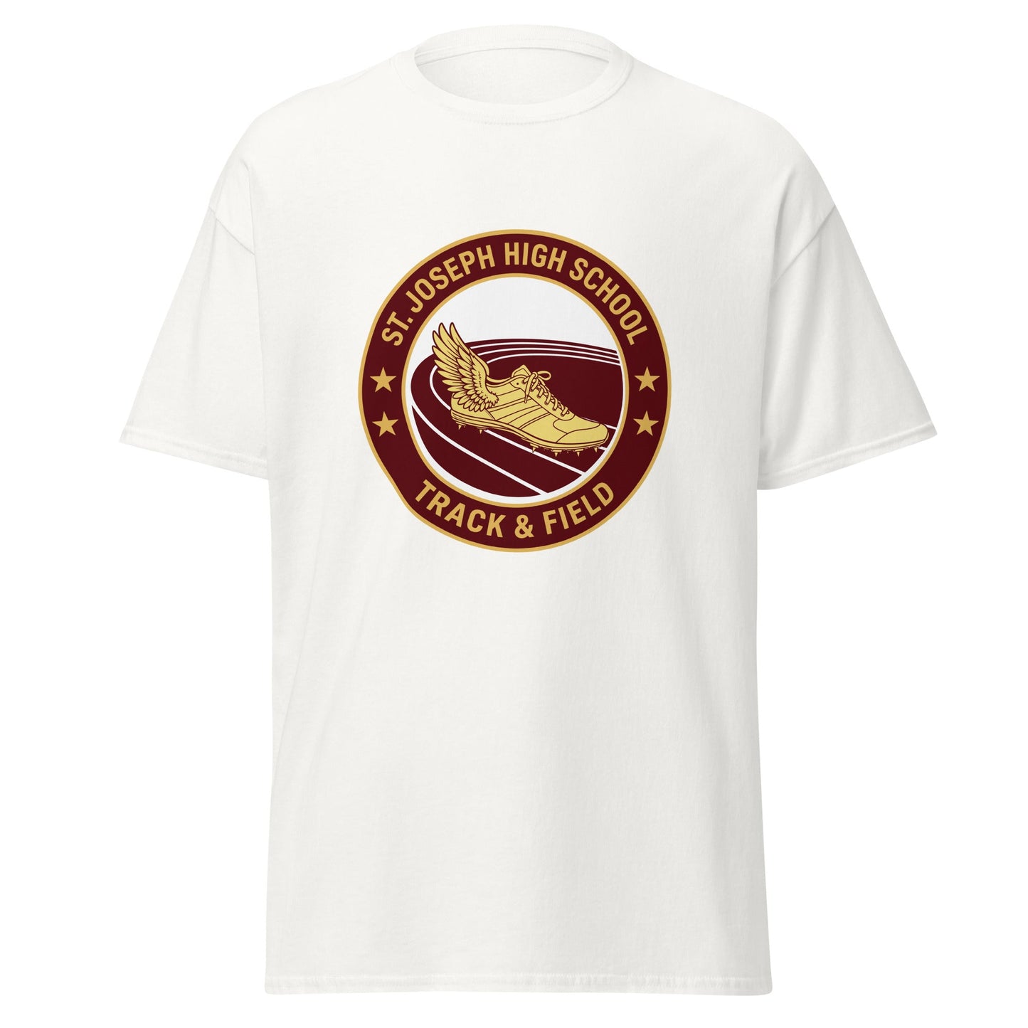 Classic | T-Shirt | St. Joseph High School - Track & Field | Badge Logo