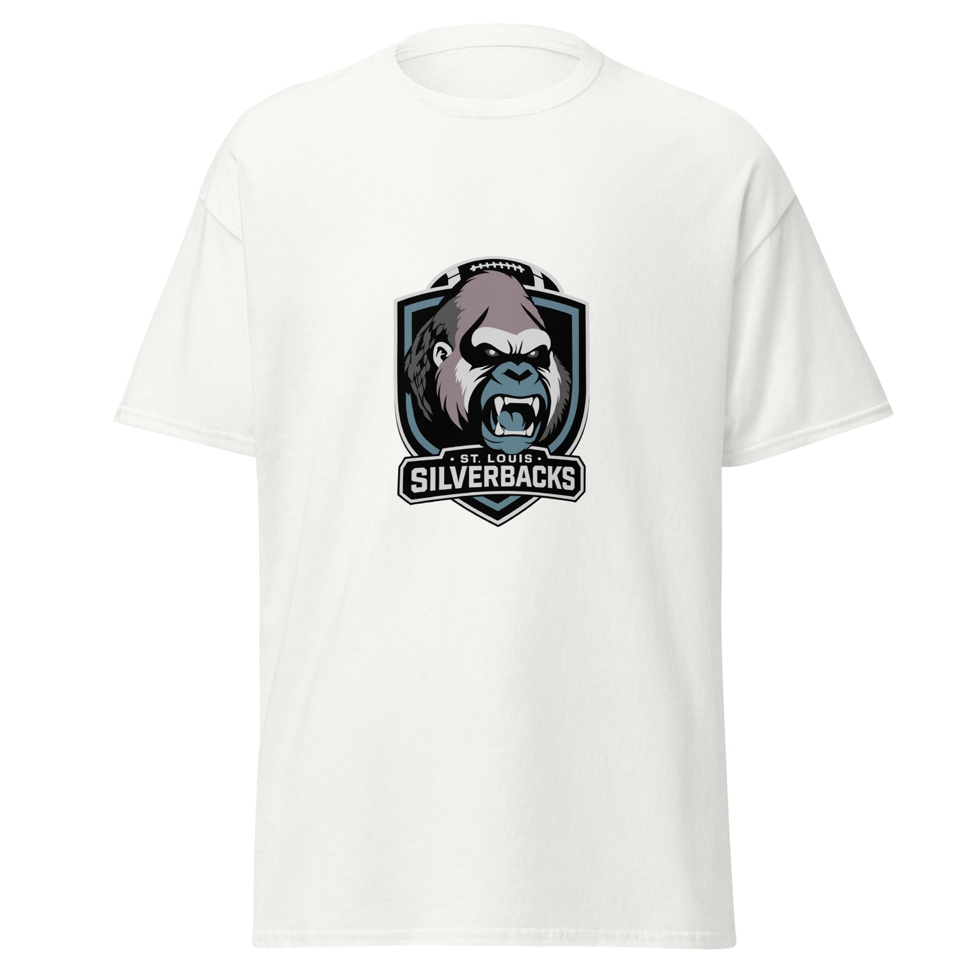 Classic | T-Shirt | St. Louis Silverbacks Women’s Football Team | Shield Logo