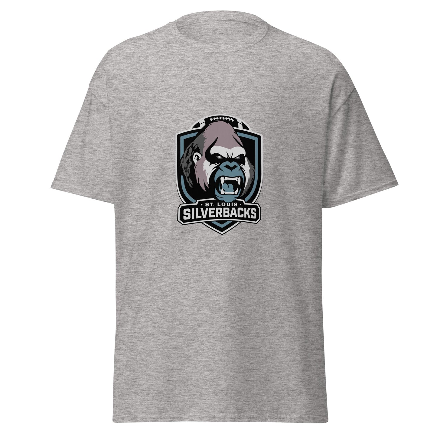Classic | T-Shirt | St. Louis Silverbacks Women’s Football Team | Shield Logo