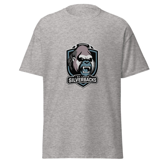 Classic | T-Shirt | St. Louis Silverbacks Women’s Football Team | Shield Logo