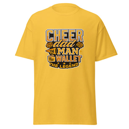 Classic | T-Shirt | Sunset Surge All-Star Cheerleading | Cheer Dad Legend Logo