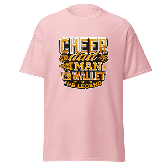 Classic | T-Shirt | Sunset Surge All-Star Cheerleading | Cheer Dad Legend Logo