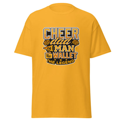 Classic | T-Shirt | Sunset Surge All-Star Cheerleading | Cheer Dad Legend Logo
