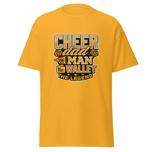 Classic | T-Shirt | Sunset Surge All-Star Cheerleading | Cheer Dad Legend Logo