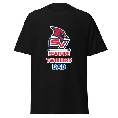 Classic | T-Shirt | SVSU Feature twirlers | Dad Logo