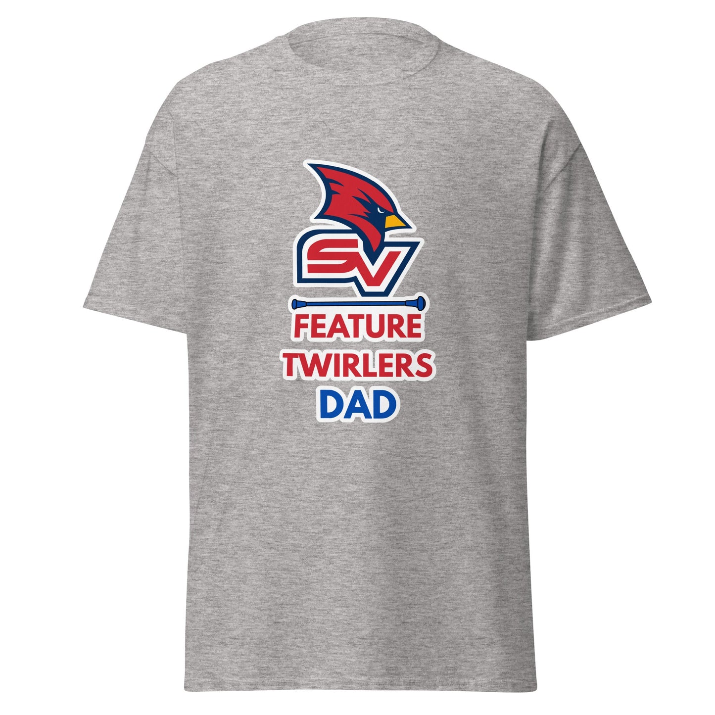 Classic | T-Shirt | SVSU Feature twirlers | Dad Logo