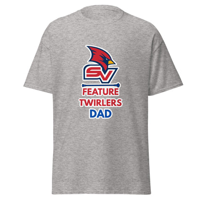 Classic | T-Shirt | SVSU Feature twirlers | Dad Logo