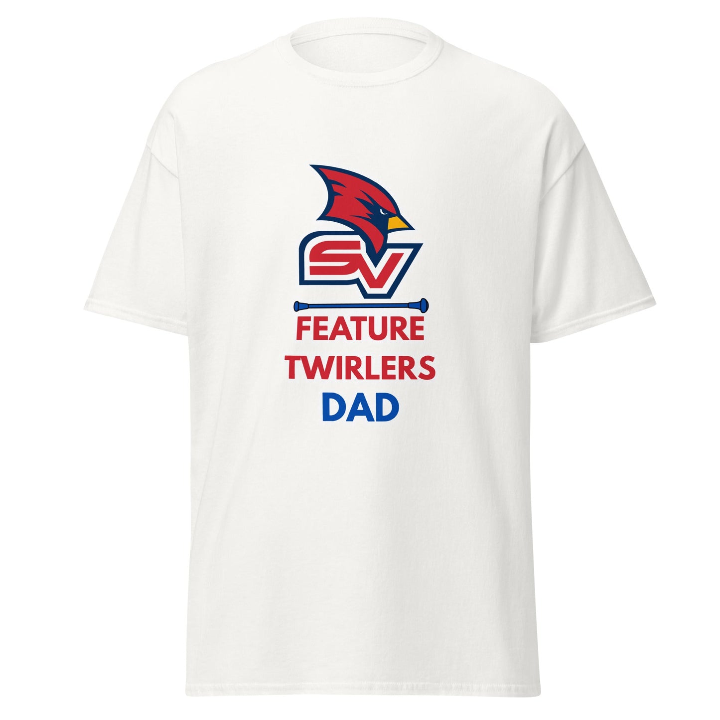 Classic | T-Shirt | SVSU Feature twirlers | Dad Logo