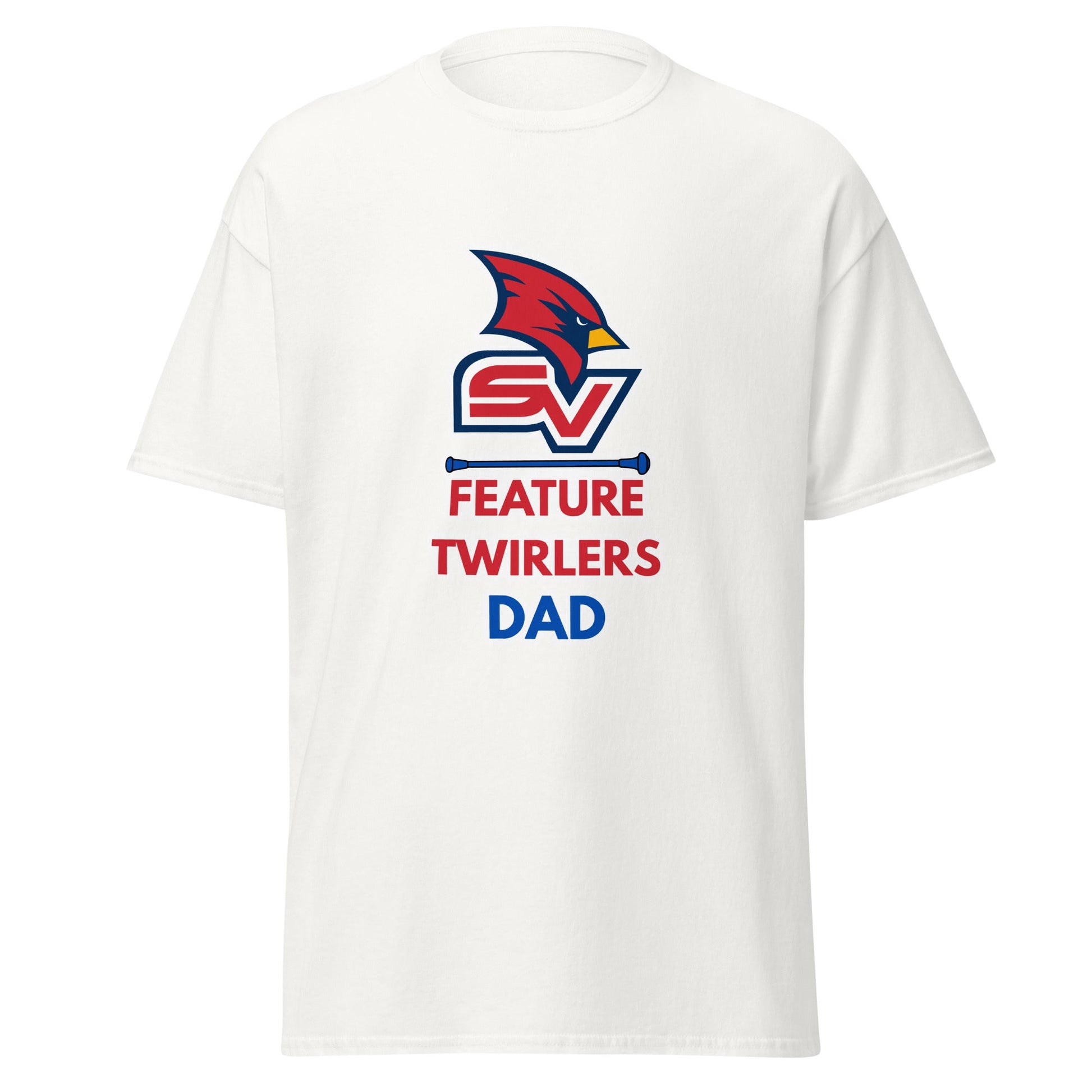 Classic | T-Shirt | SVSU Feature twirlers | Dad Logo