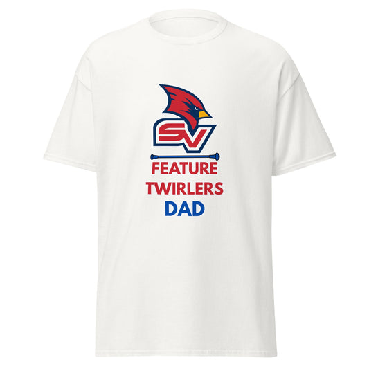 Classic | T-Shirt | SVSU Feature twirlers | Dad Logo