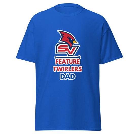 Classic | T-Shirt | SVSU Feature twirlers | Dad Logo