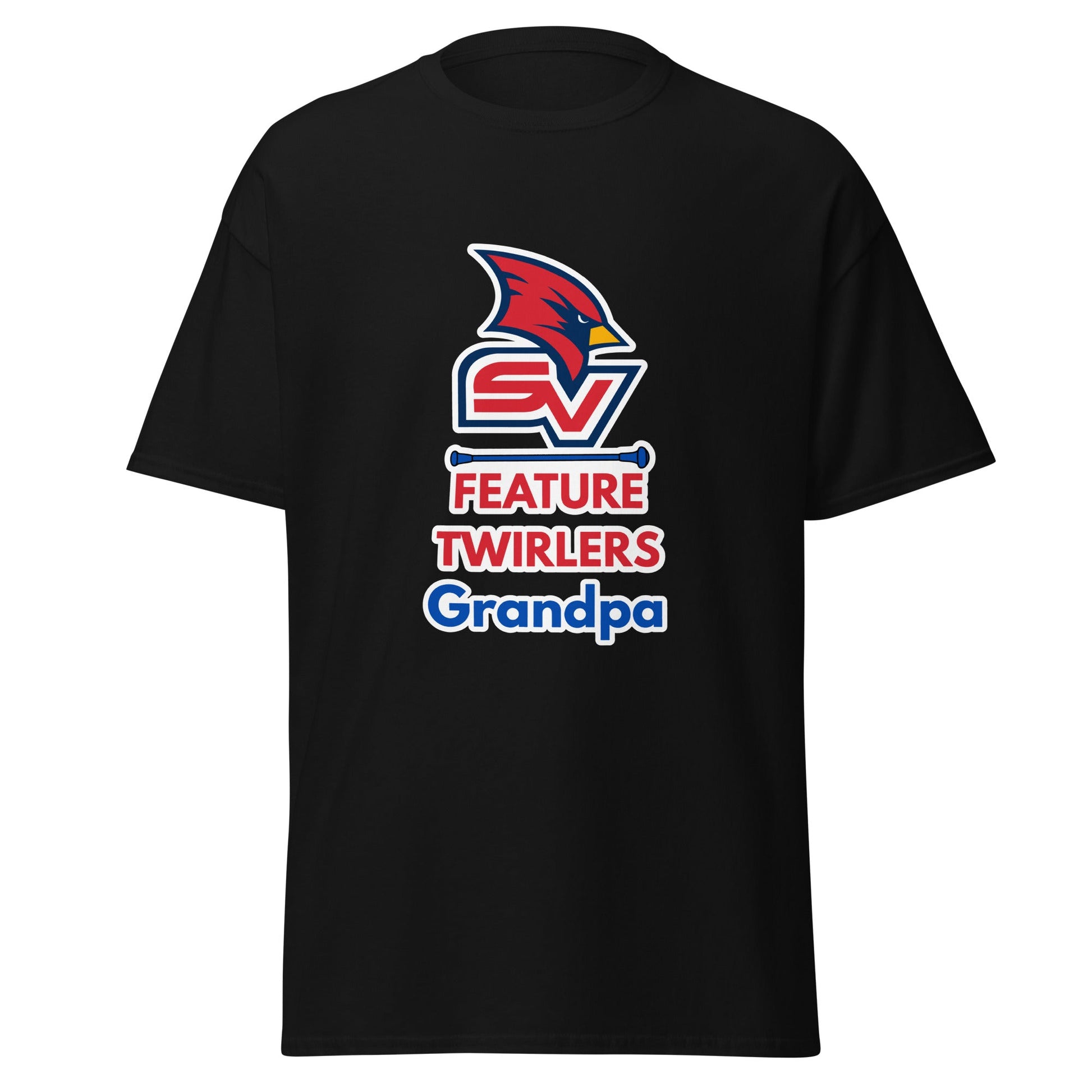 Classic | T-Shirt | SVSU Feature twirlers | Grandpa Logo
