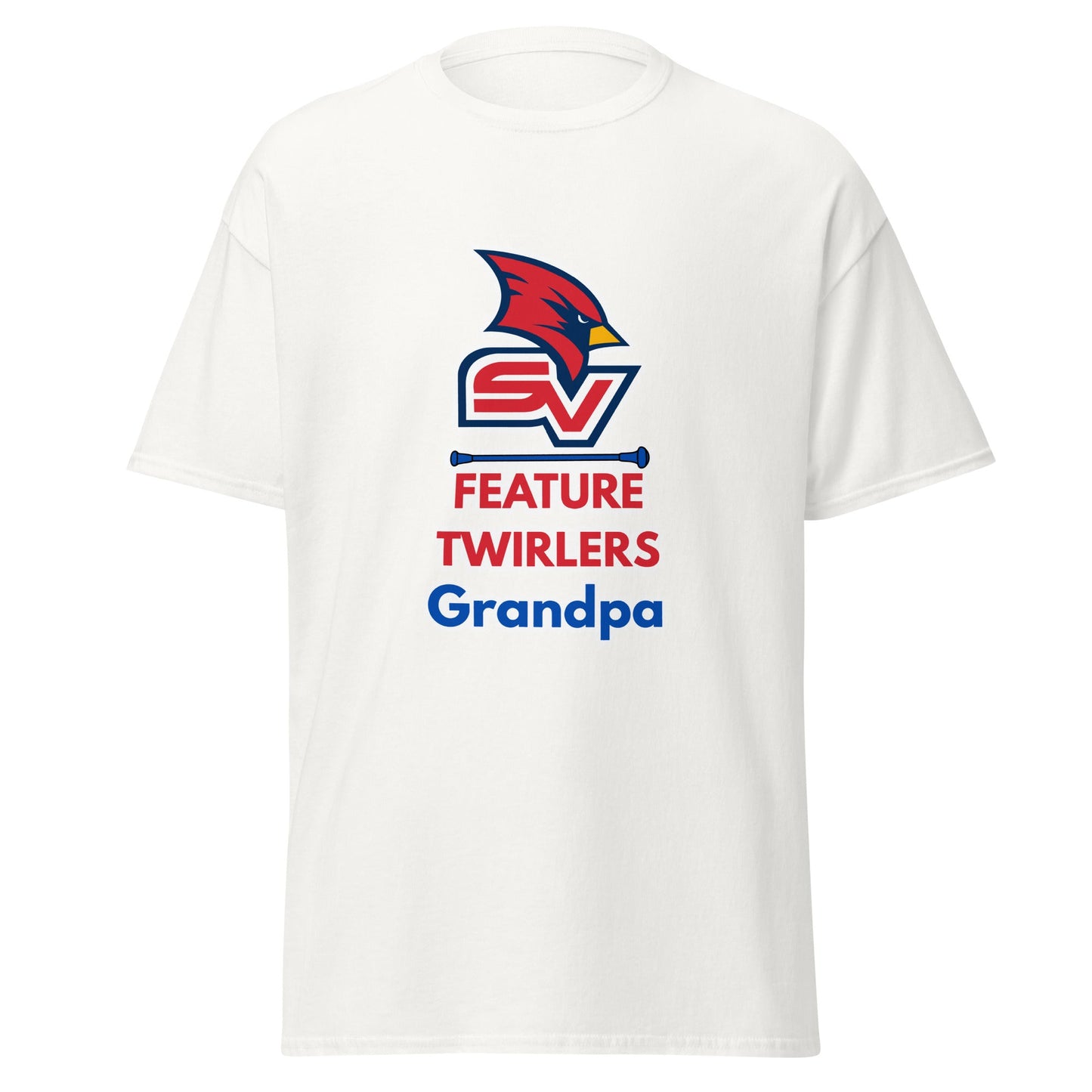 Classic | T-Shirt | SVSU Feature twirlers | Grandpa Logo