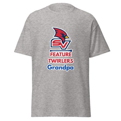 Classic | T-Shirt | SVSU Feature twirlers | Grandpa Logo