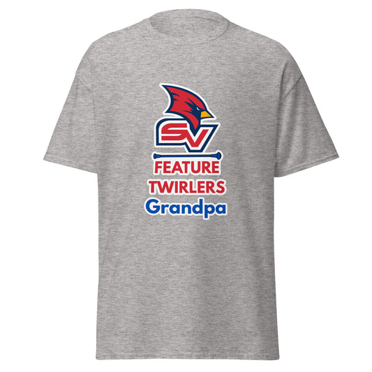 Classic | T-Shirt | SVSU Feature twirlers | Grandpa Logo