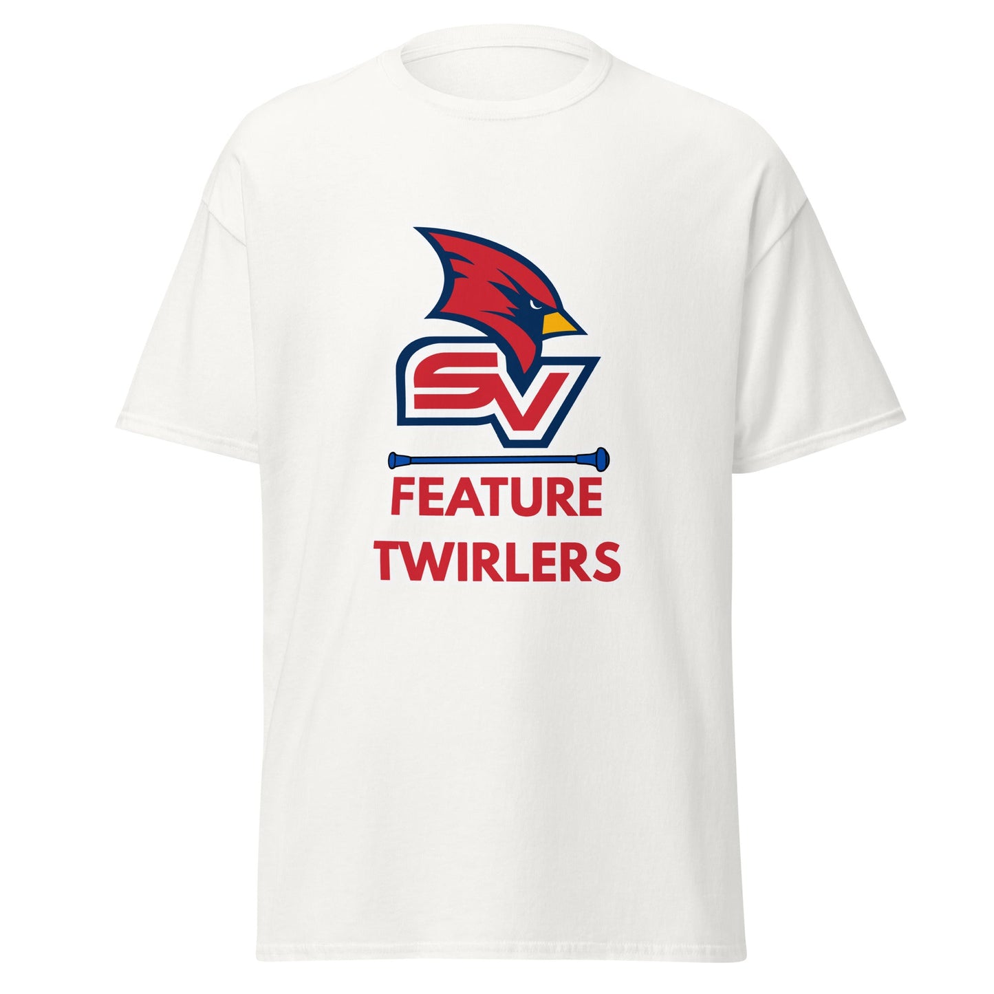 Classic | T-Shirt | SVSU Feature twirlers | Icon Logo