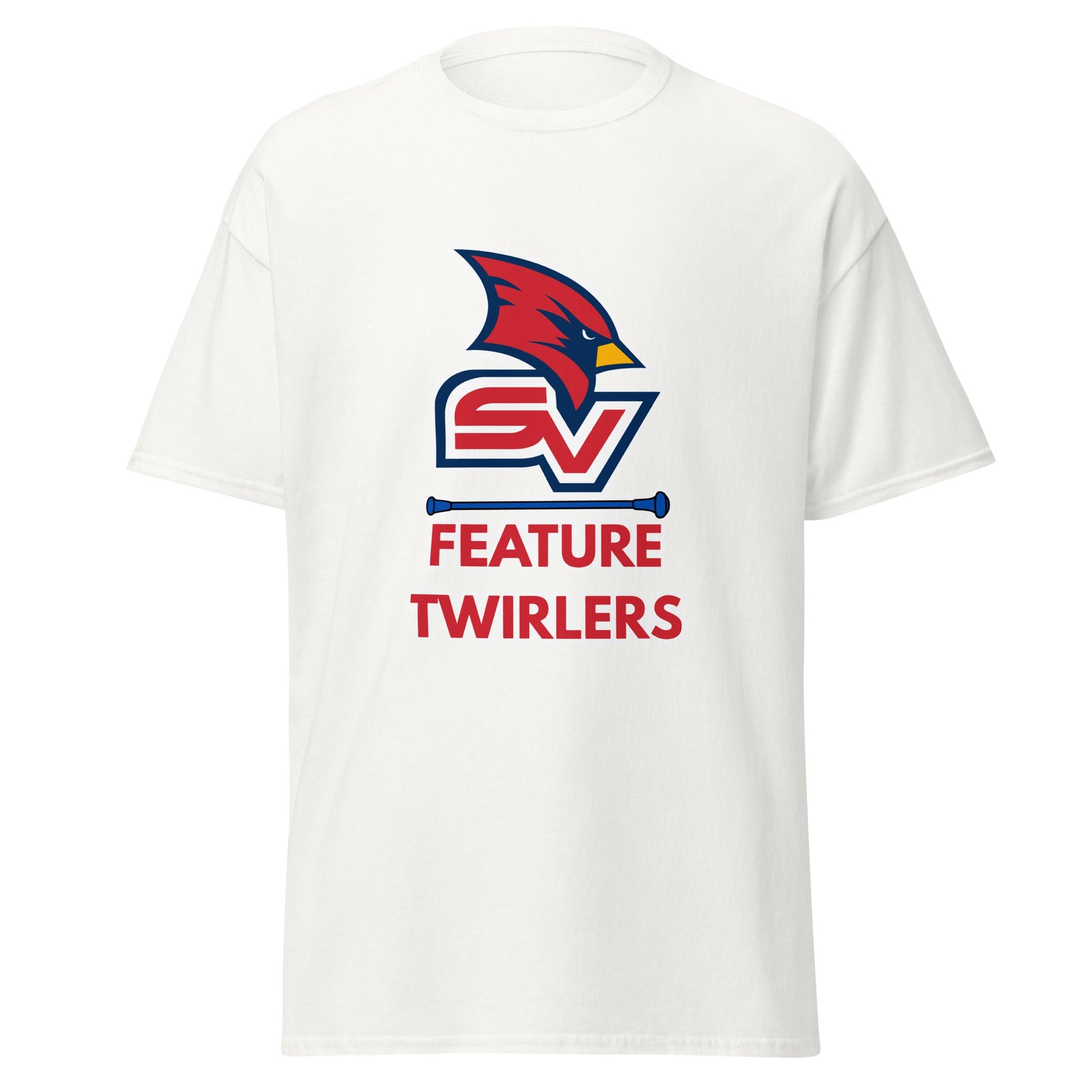 Classic | T-Shirt | SVSU Feature twirlers | Icon Logo