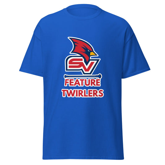 Classic | T-Shirt | SVSU Feature twirlers | Icon Logo