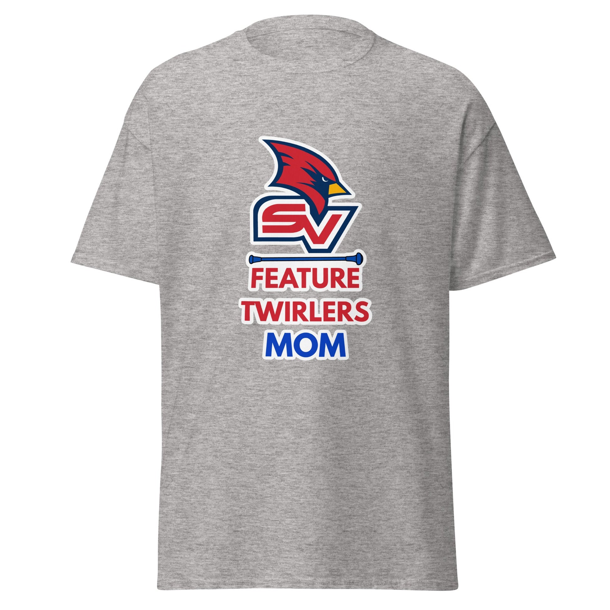 Classic | T-Shirt | SVSU Feature twirlers | Mom Logo