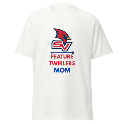 Classic | T-Shirt | SVSU Feature twirlers | Mom Logo