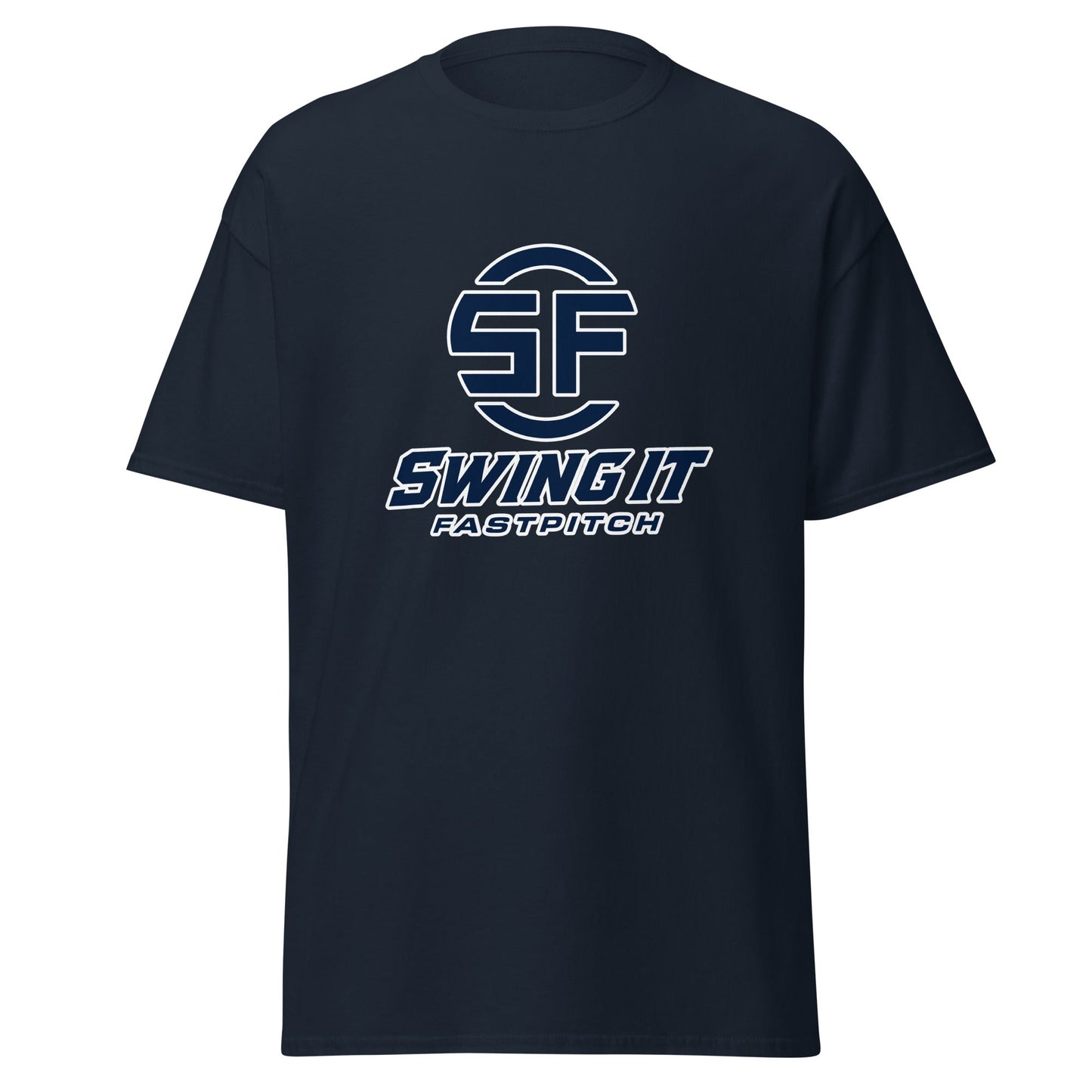 Classic | T-Shirt | Swing It Fastpitch | Crest Logo