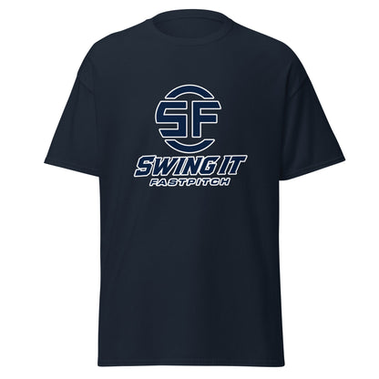 Classic | T-Shirt | Swing It Fastpitch | Crest Logo