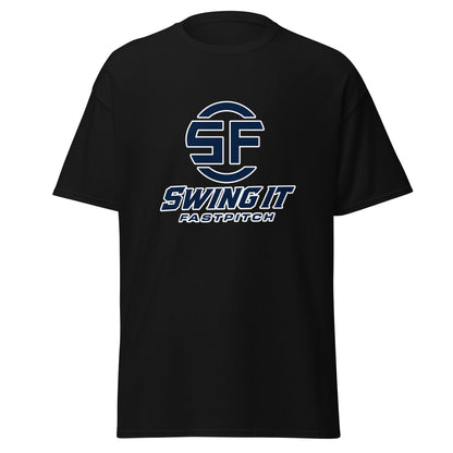 Classic | T-Shirt | Swing It Fastpitch | Crest Logo