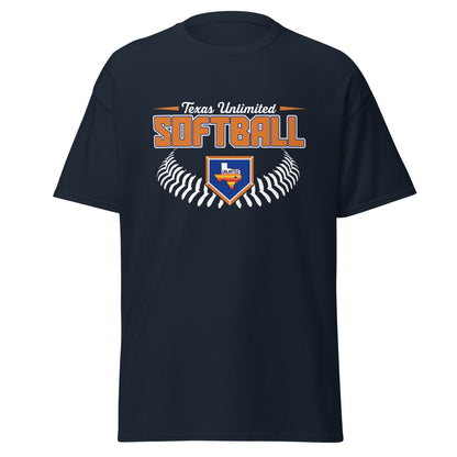 Classic | T-Shirt | Texas Unlimited | Softball Logo