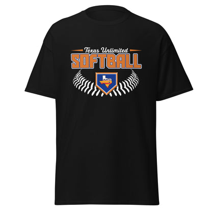 Classic | T-Shirt | Texas Unlimited | Softball Logo