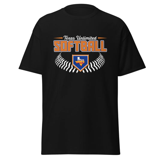 Classic | T-Shirt | Texas Unlimited | Softball Logo
