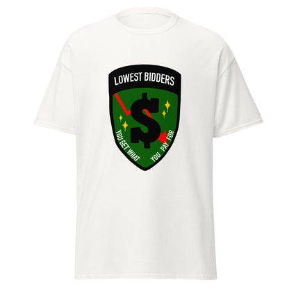 Classic | T-Shirt | The Lowest Bidders | Emblem Logo