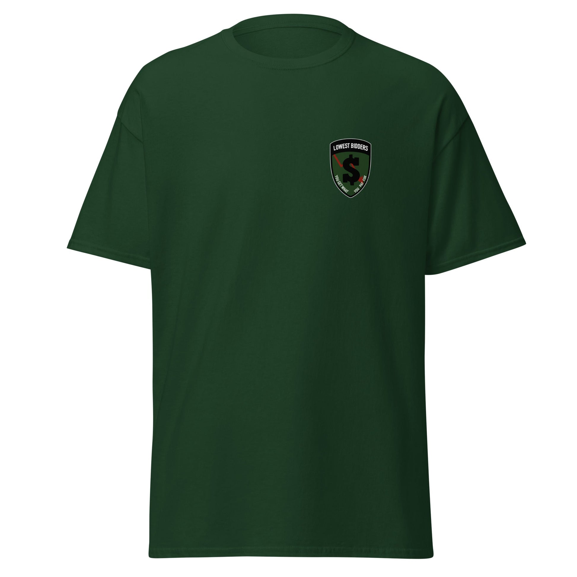 Classic | T-Shirt | The Lowest Bidders | Shield Logo