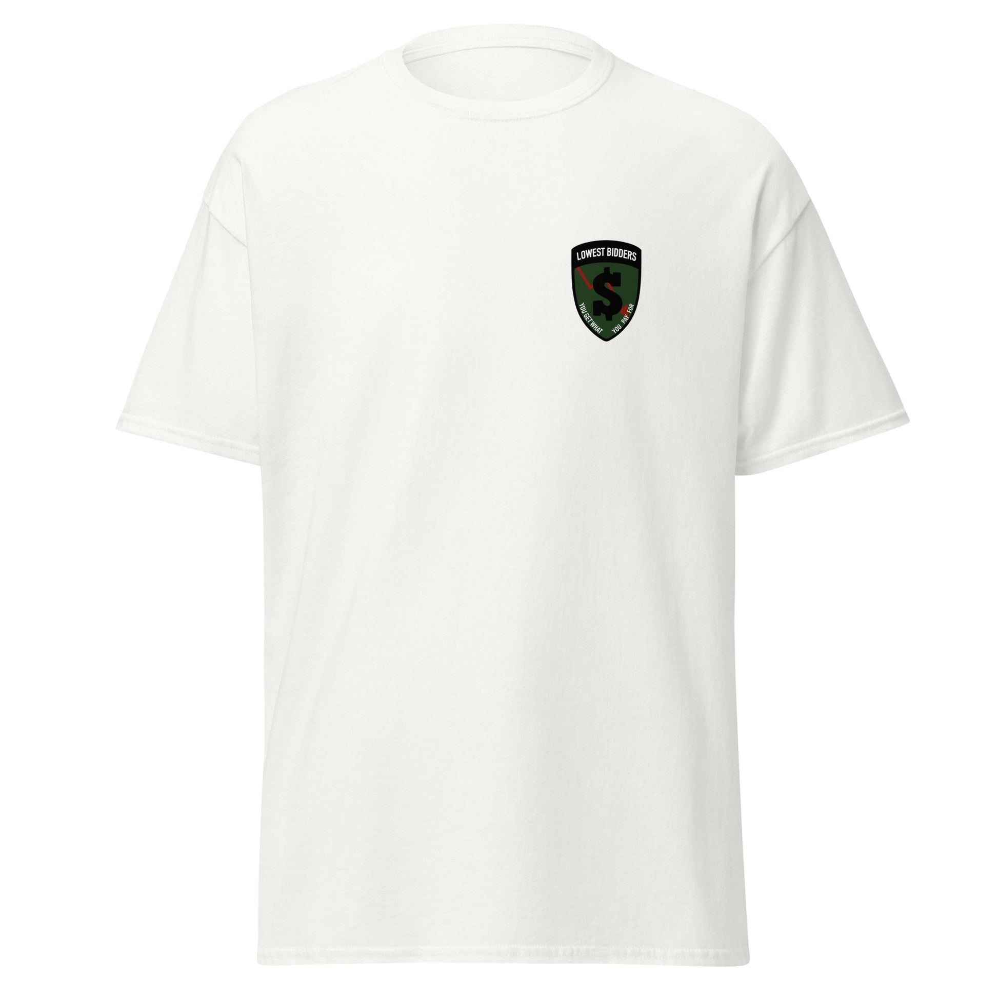 Classic | T-Shirt | The Lowest Bidders | Shield Logo