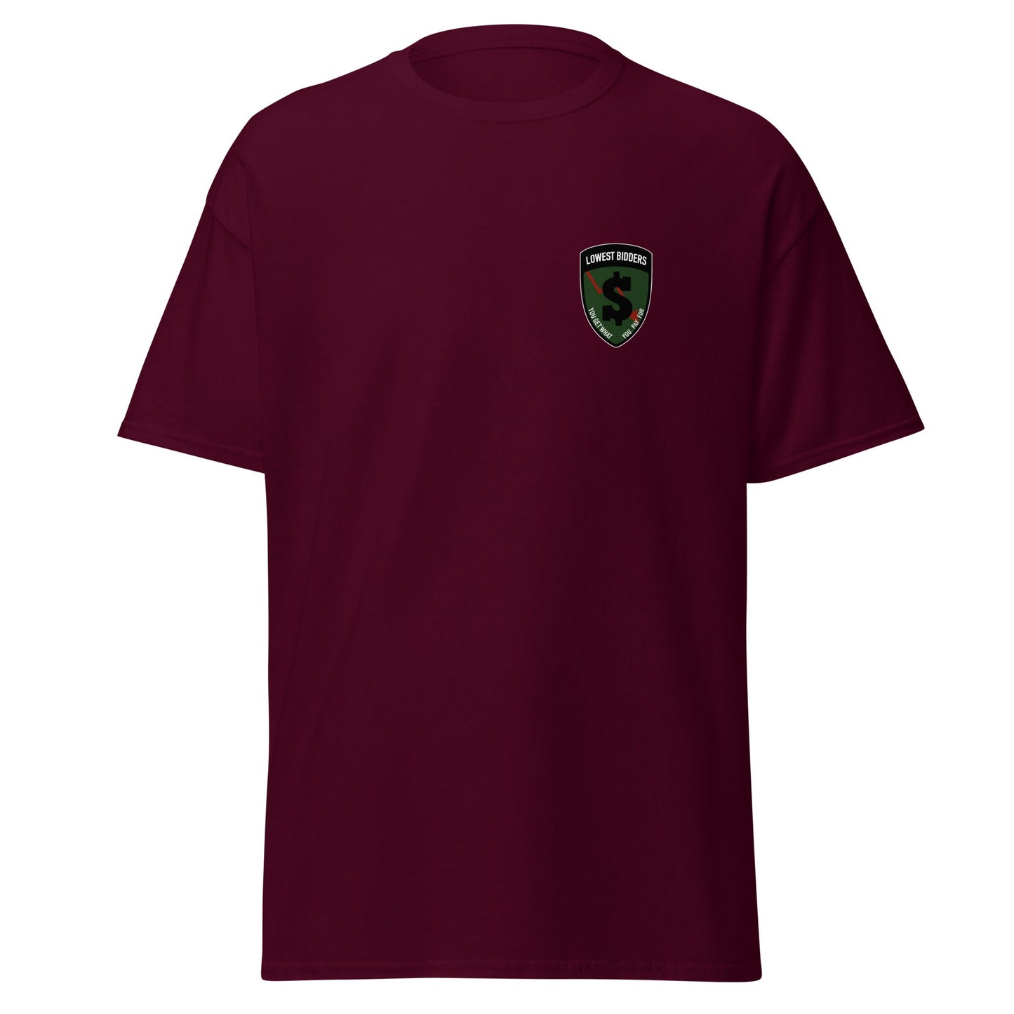 Classic | T-Shirt | The Lowest Bidders | Shield Logo
