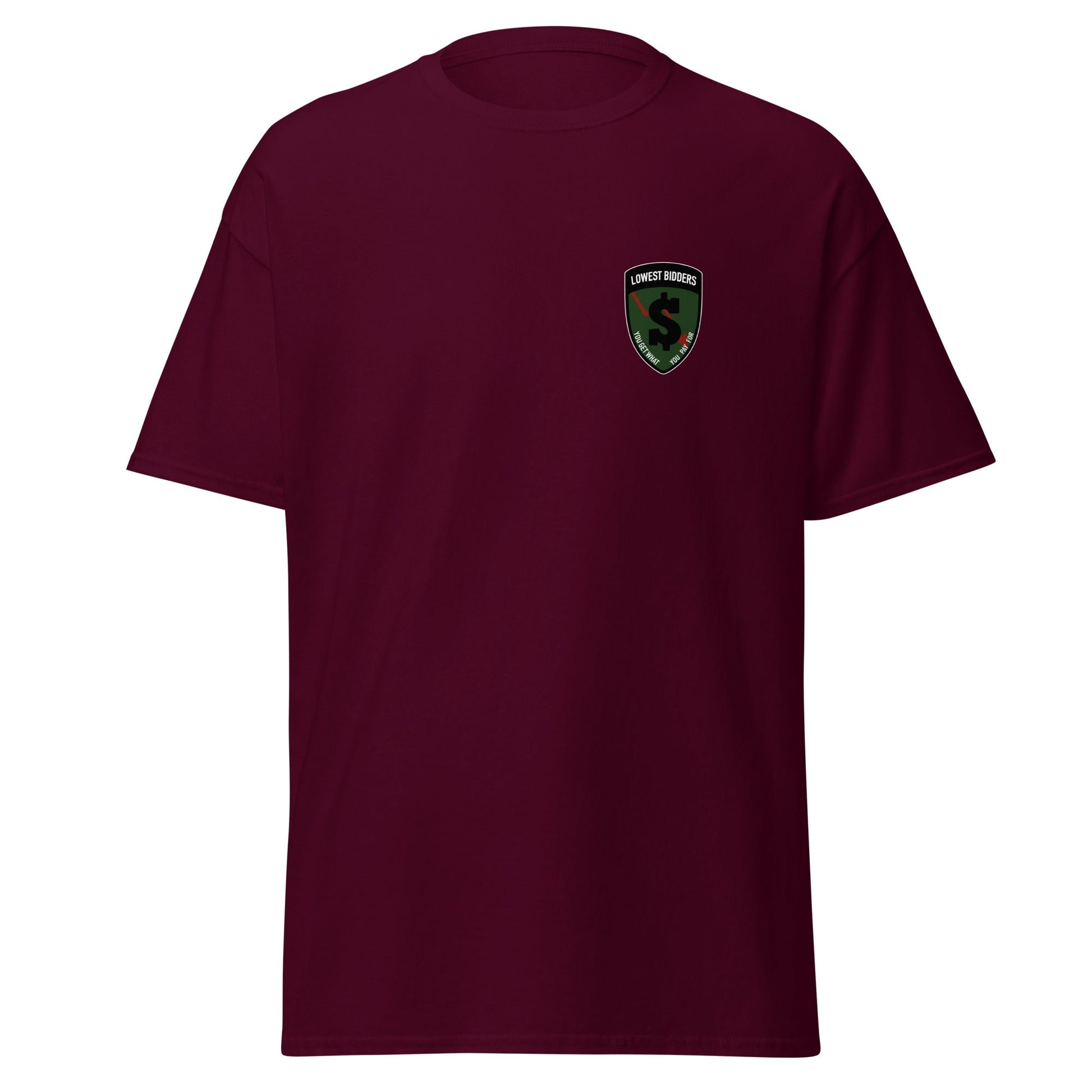 Classic | T-Shirt | The Lowest Bidders | Shield Logo
