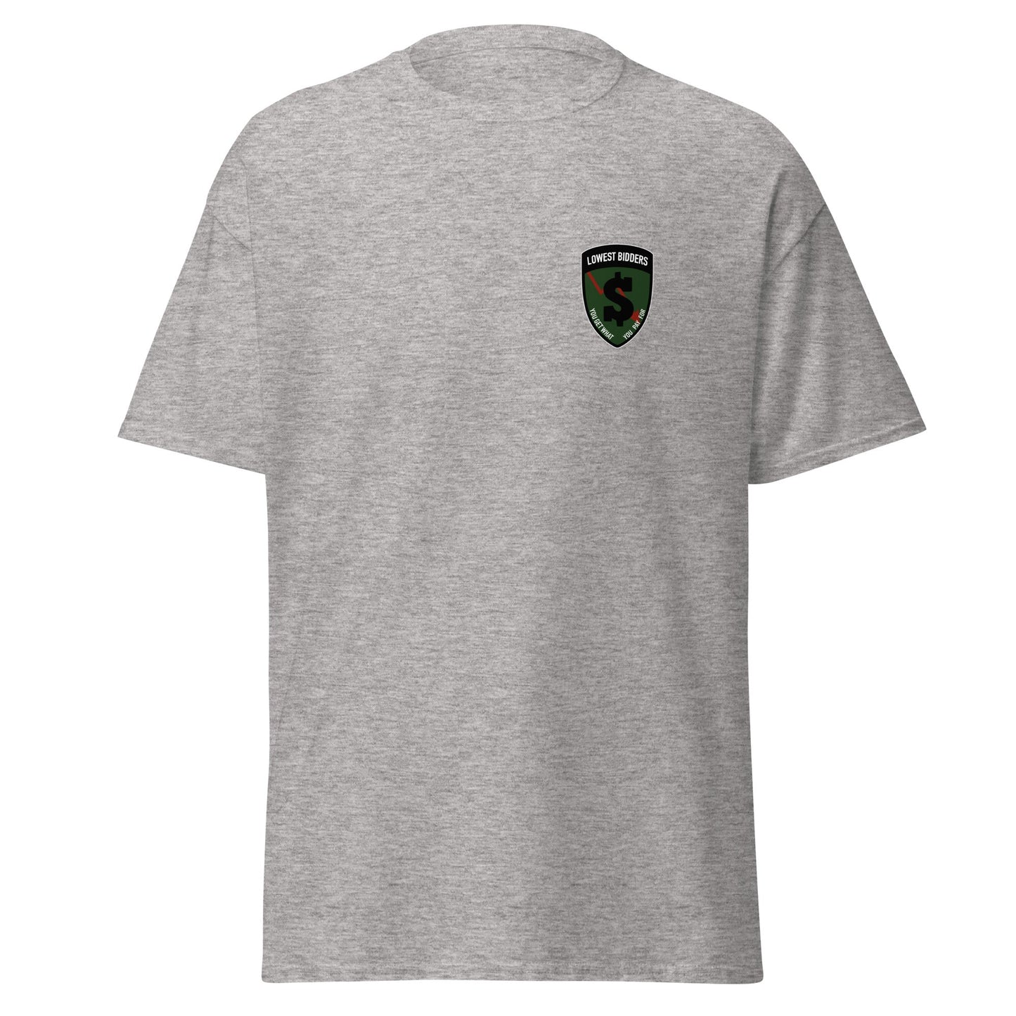 Classic | T-Shirt | The Lowest Bidders | Shield Logo