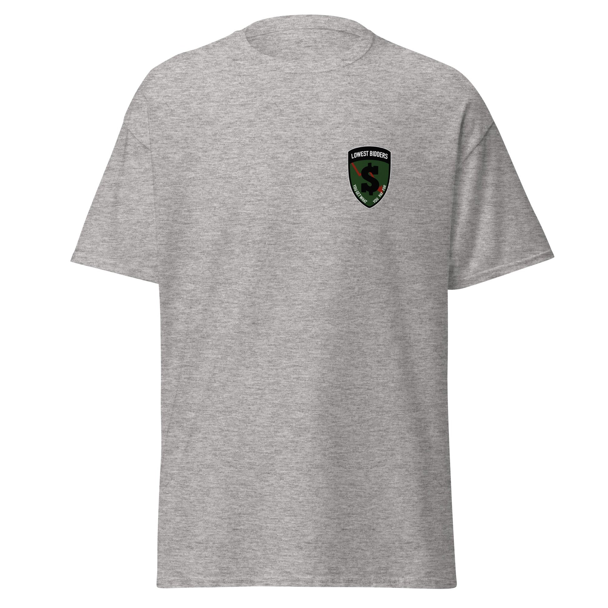 Classic | T-Shirt | The Lowest Bidders | Shield Logo
