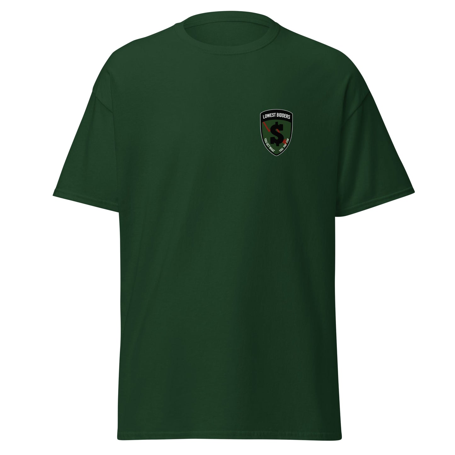 Classic | T-Shirt | The Lowest Bidders | Shield Logo