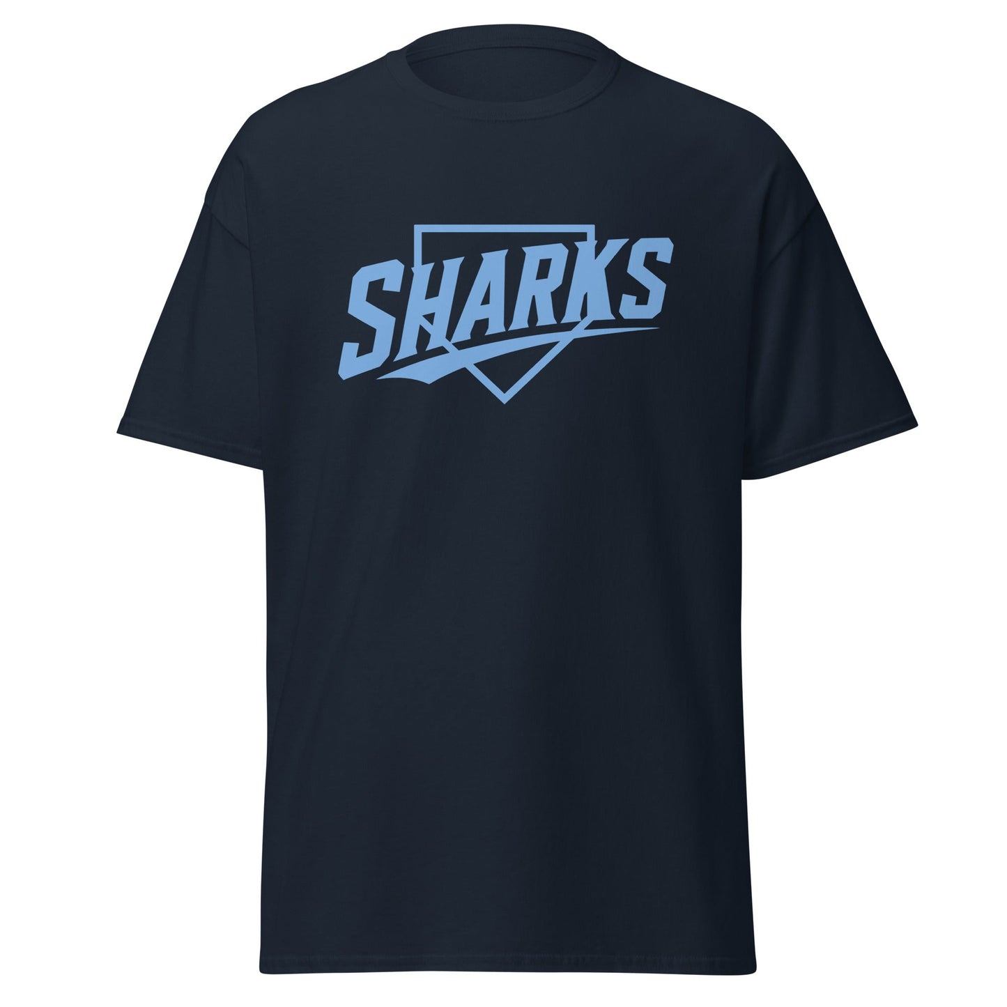Classic | T-Shirt | The Sharks Baseball Team | Crest Logo