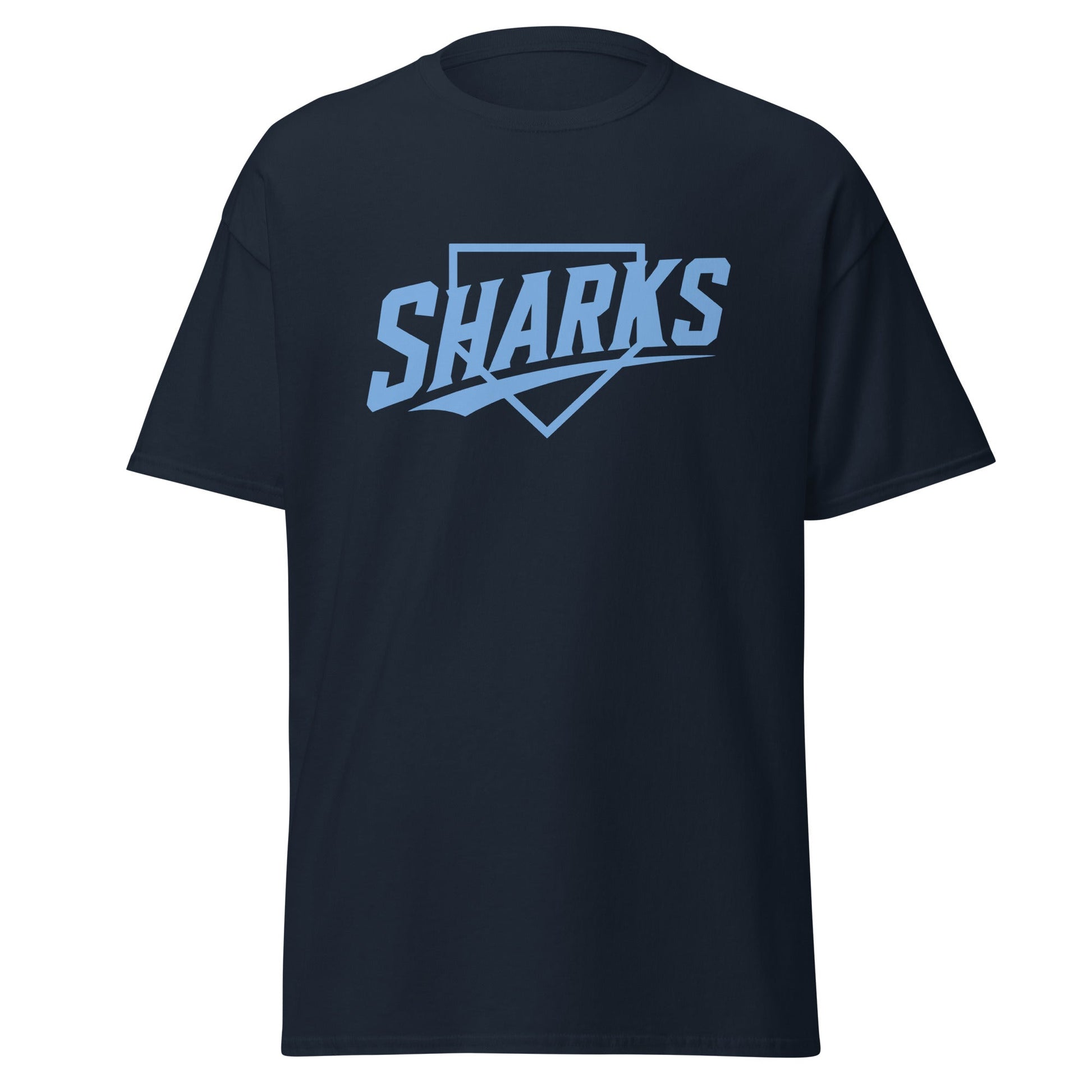 Classic | T-Shirt | The Sharks Baseball Team | Crest Logo