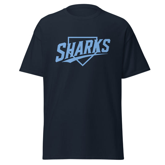 Classic | T-Shirt | The Sharks Baseball Team | Crest Logo