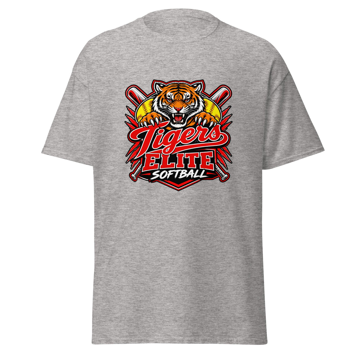Classic | T-Shirt | Tigers Elite Softball | Emblem Logo