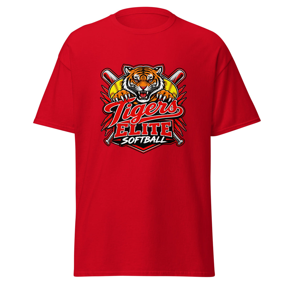 Classic | T-Shirt | Tigers Elite Softball | Emblem Logo