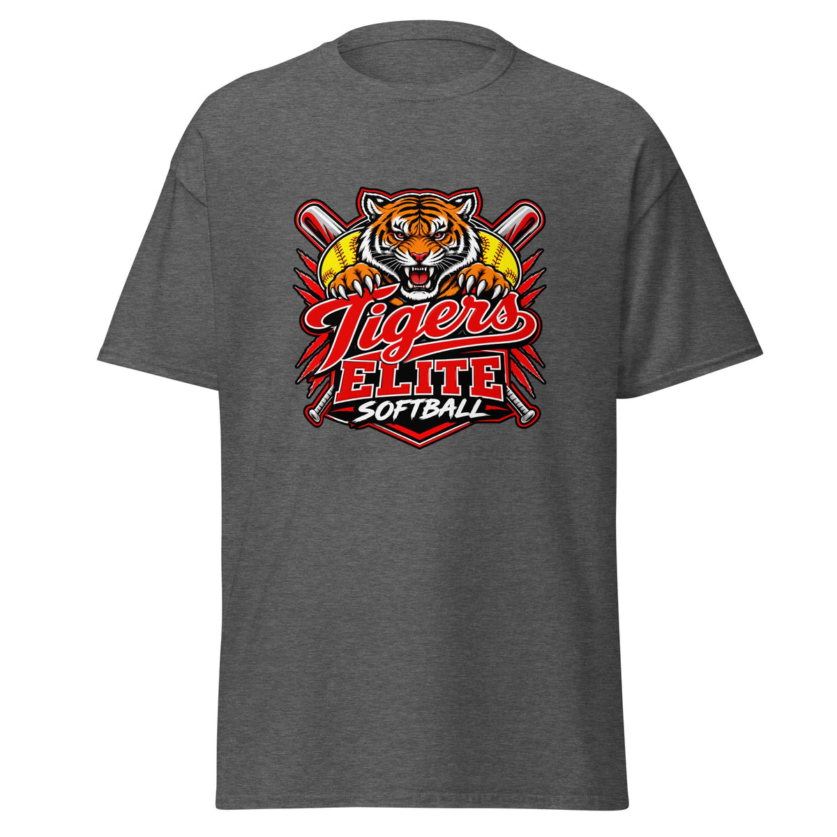 Classic | T-Shirt | Tigers Elite Softball | Emblem Logo